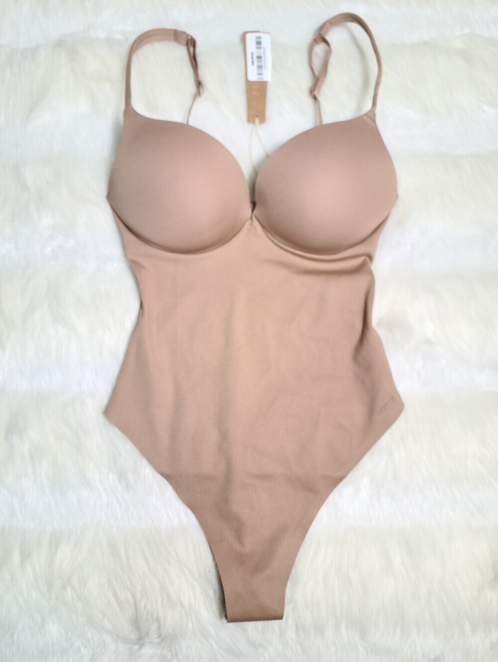 SKIMS Ultimate Thong Bodysuit Tan Sienna Women XXS NEW